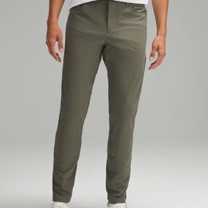 Lululemon ABC Slim-Fit 5 Pocket Pant 34"L Warpstreme Waist 32” Color- Army Green
